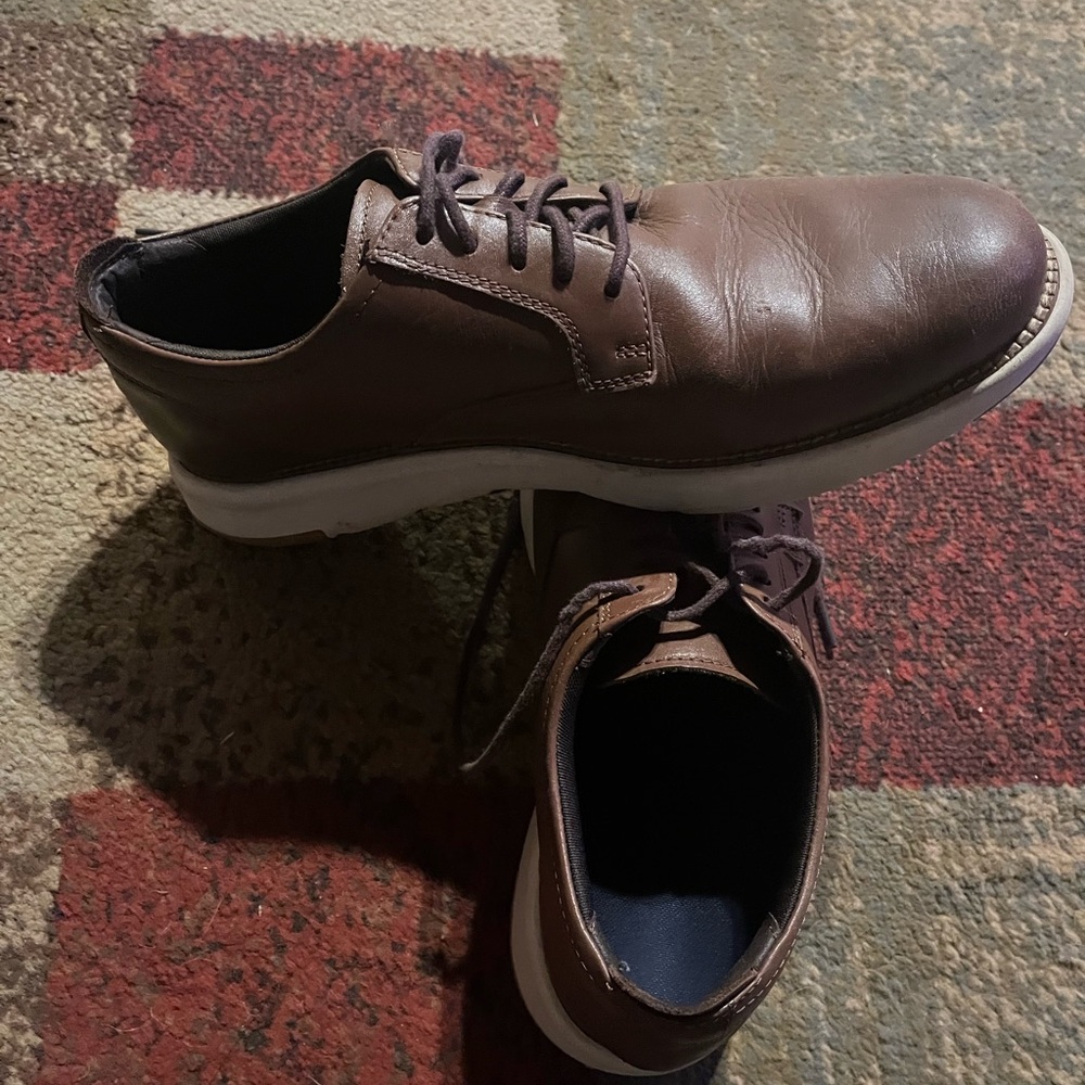 Cole Haan Brown Leather Oxfords